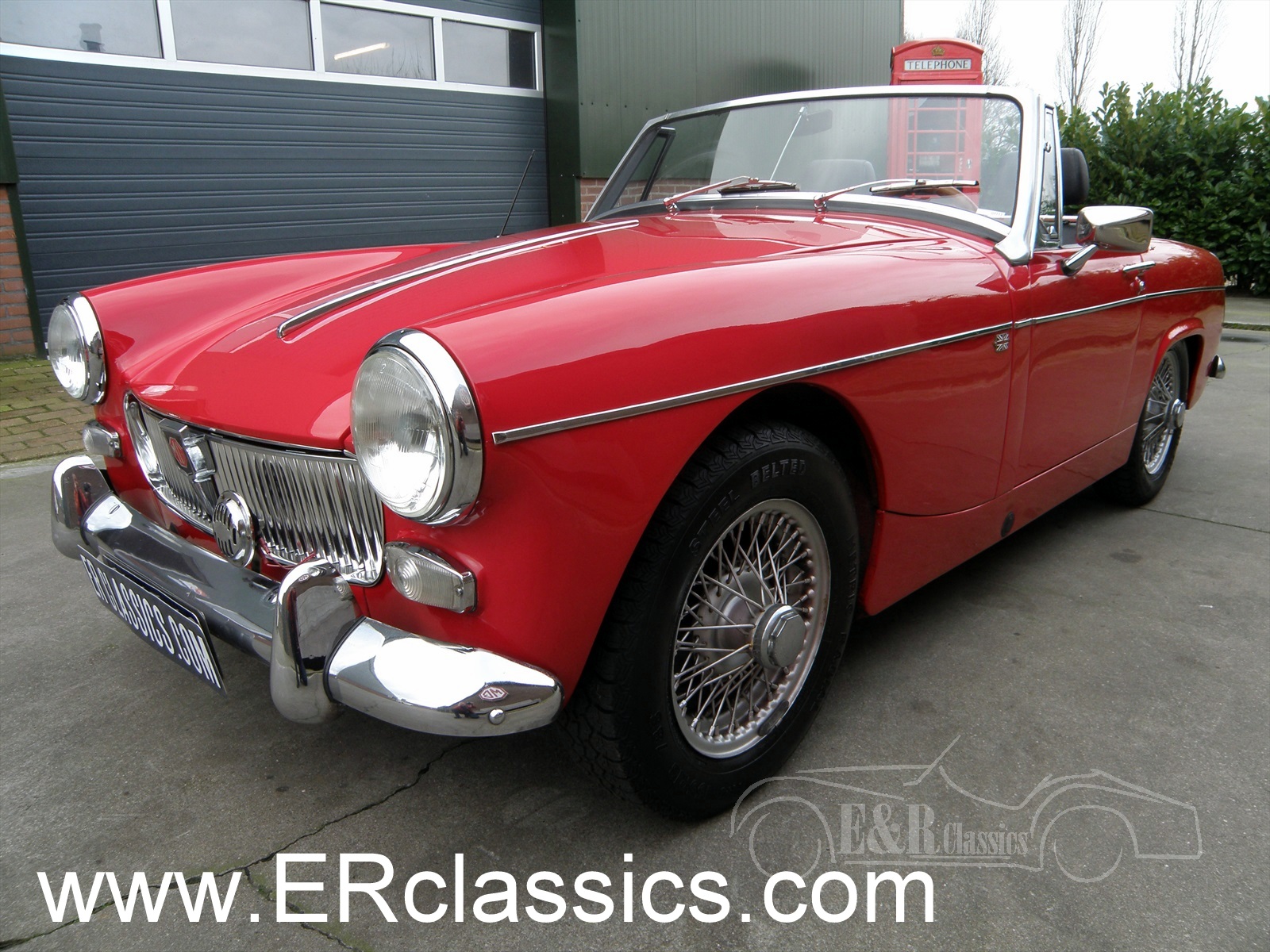 1965 MG Midget - Midget Cabriolet 1965 red with wire wheels | Classic