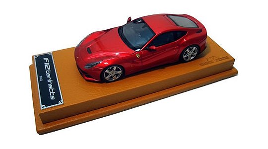 大得価1/43 YM MODEL Ferrari F12ベルリネッタ(F12berlinetta)　マッドオレンジ 世界限定25台 乗用車