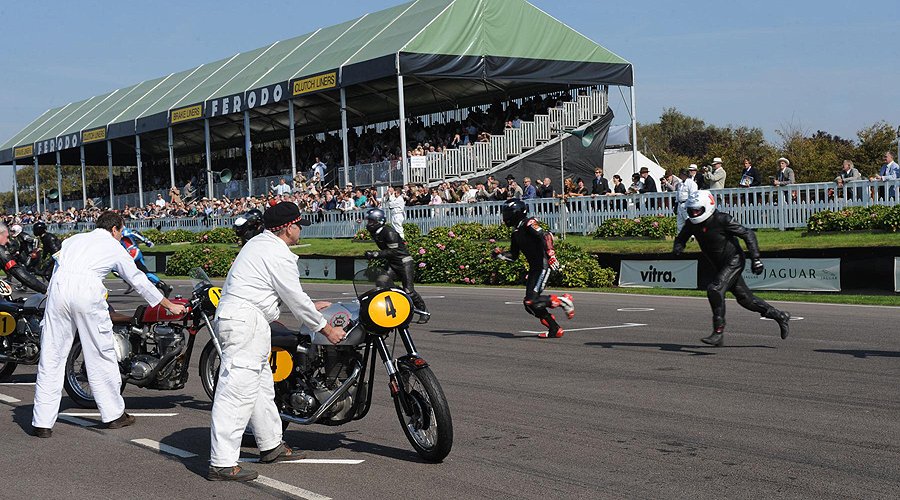 A Good Old-Fashioned Knees-Down: Bikes at the Goodwood Revival 2012