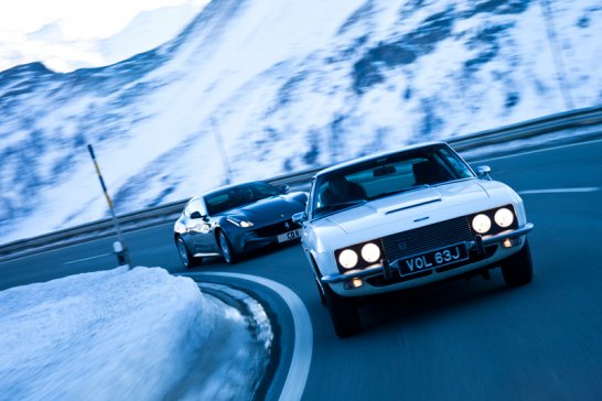 Ferrari FF vs. Jensen FF: Fast Forward to St. Moritz