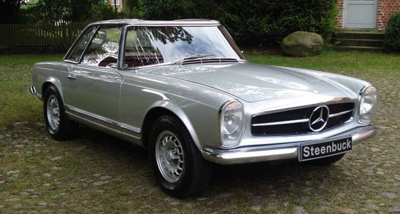 1968 Mercedes convertible sl #6