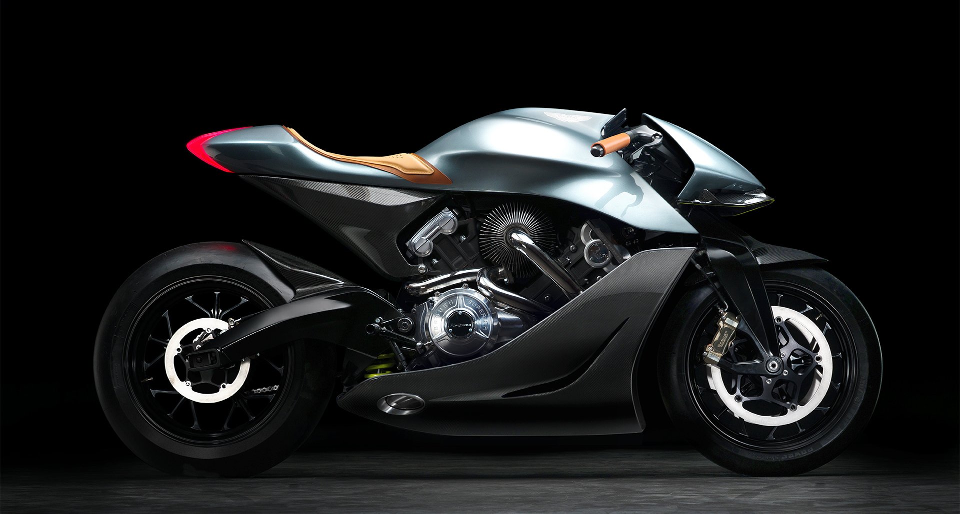 Aston Martin and Brough Superior create limited edition track bike