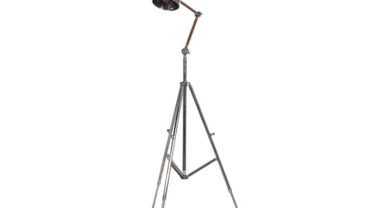 tripod silver lamp 