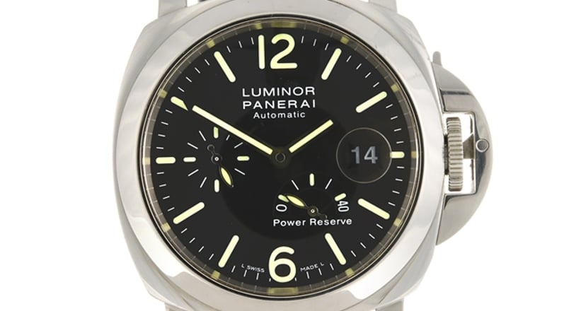 A stainless steel automatic gentleman s Panerai Luminor Power