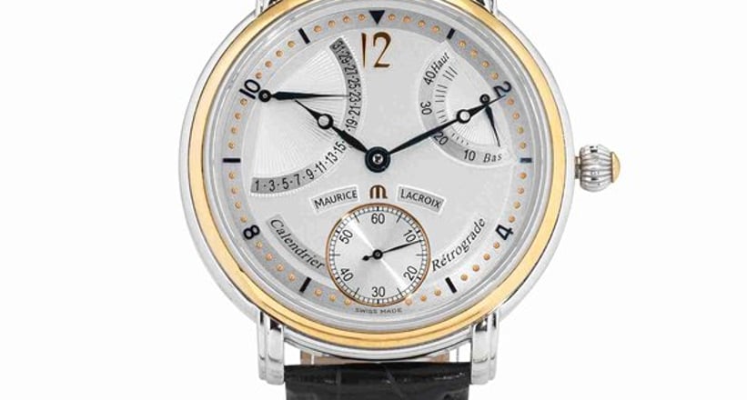 Maurice Lacroix Maurice LaCroix. A stainless steel and 18ct gold