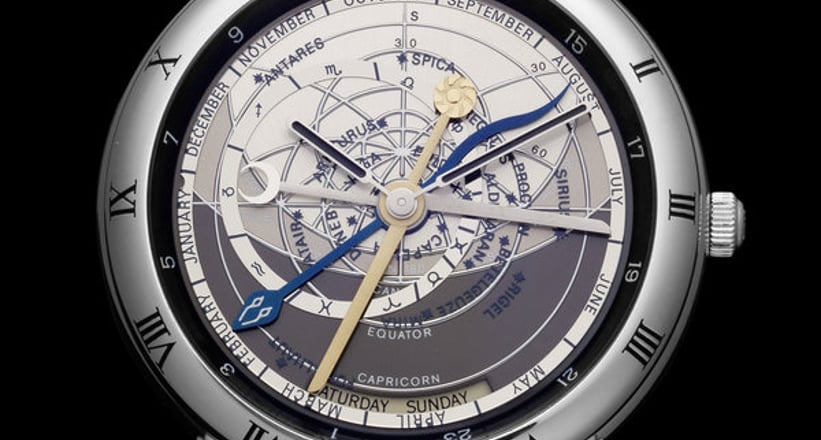 Ulysse Nardin. A fine and rare set of three platinum trilogy