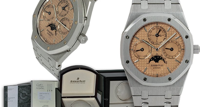 25820PT.OO.0944PT.04 Audemars Piguet Royal Oak Perpetual Platinum