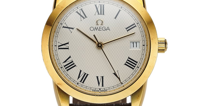 OMEGA, REF. 5331, LOUIS BRANDT CHRONOGRAPH, YELLOW GOLD, Important Modern  & Vintage Timepieces