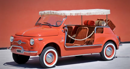 Summer Fun in a New Fiat 500 Jolly - Palm Beach Illustrated