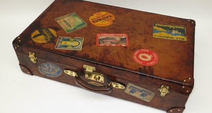 Circa 1960s/ 70s Louis Vuitton Travelling Case - Leather Storage