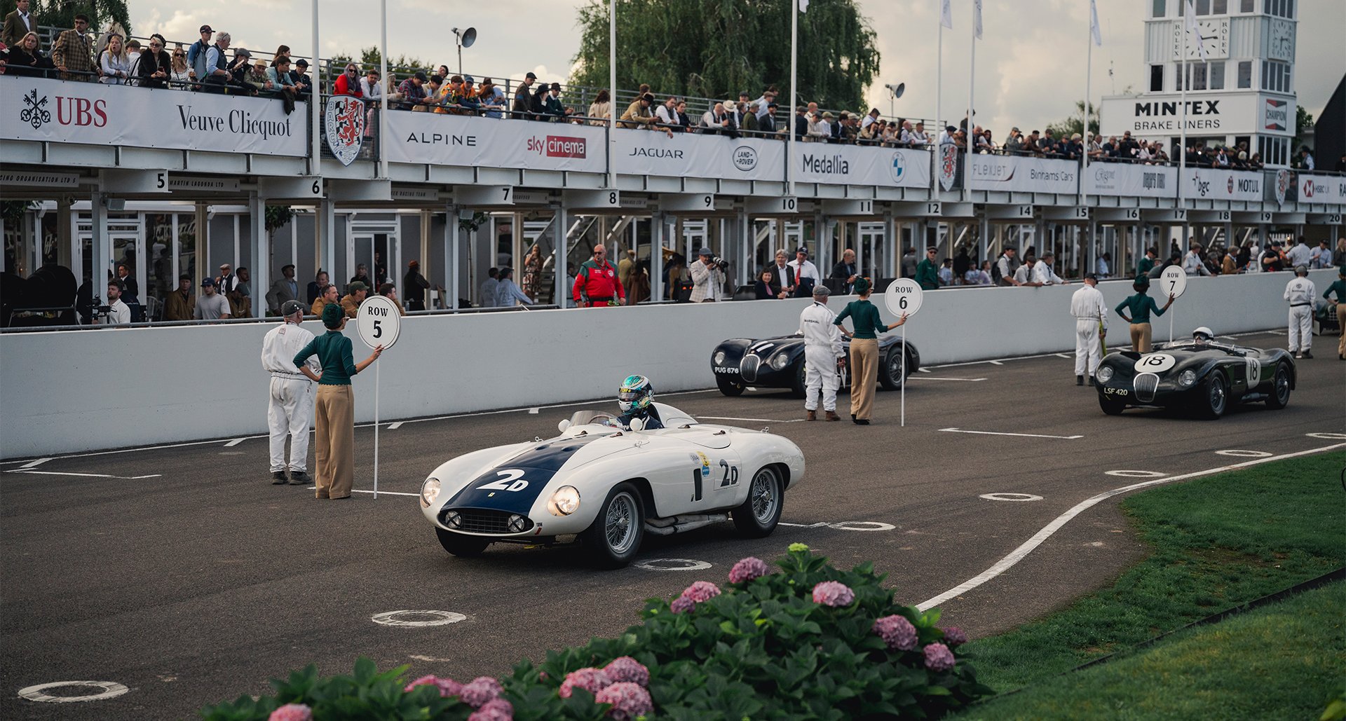 This is what it feels like to drive a Ferrari 750 Monza in the pouring rain at Goodwood