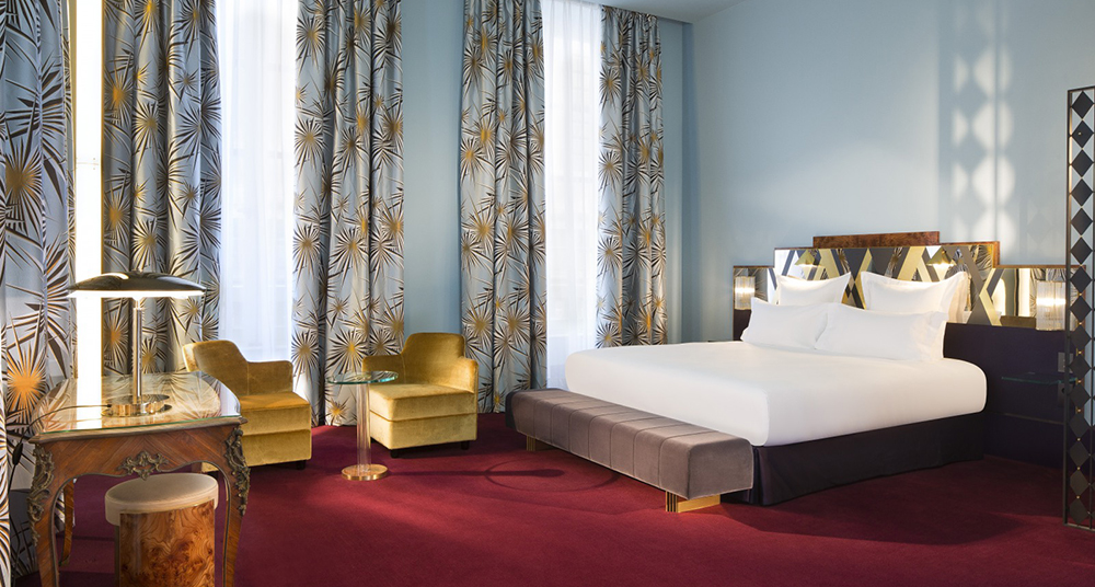 Art Deco and 1970s glam collide at the new Hotel Saint-Marc in Paris ...