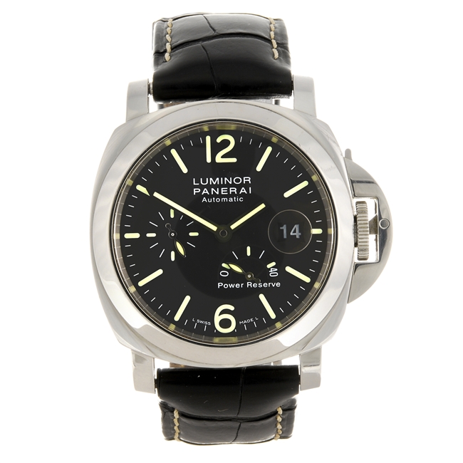 A stainless steel automatic gentleman s Panerai Luminor Power