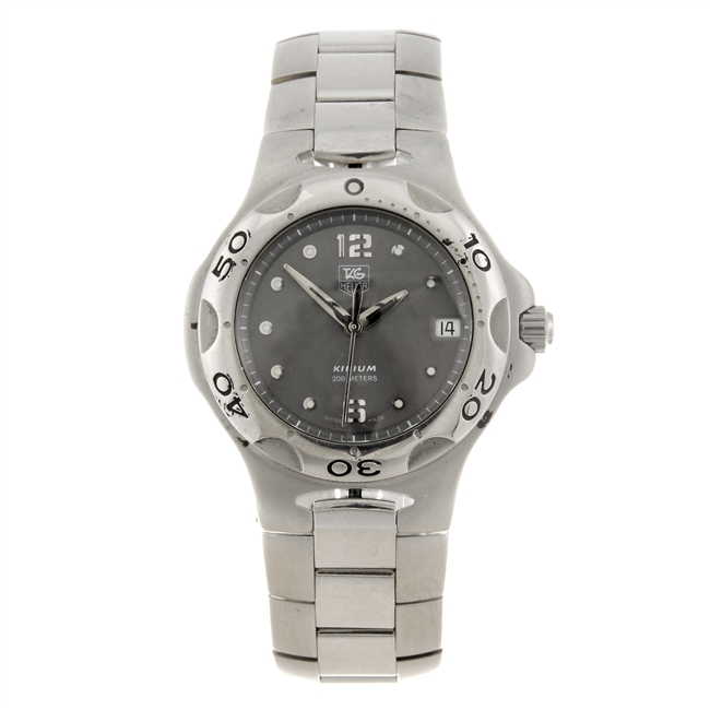 A stainless steel quartz gentleman s Tag Heuer Kirium bracelet