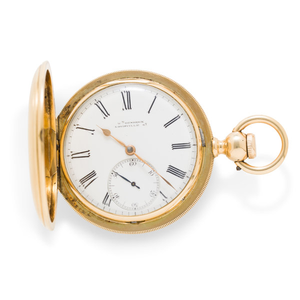 - A fine18K gold hunter cased lever watch | Classic Driver Market