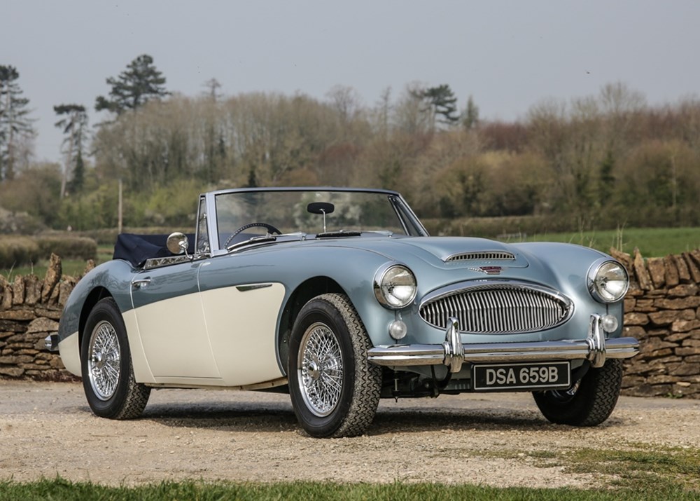  1964 Austin-Healey 3000 Phase 2 Series III [BJ8] in Tears for  Fears: Everybody Wants to Rule the World, 1985