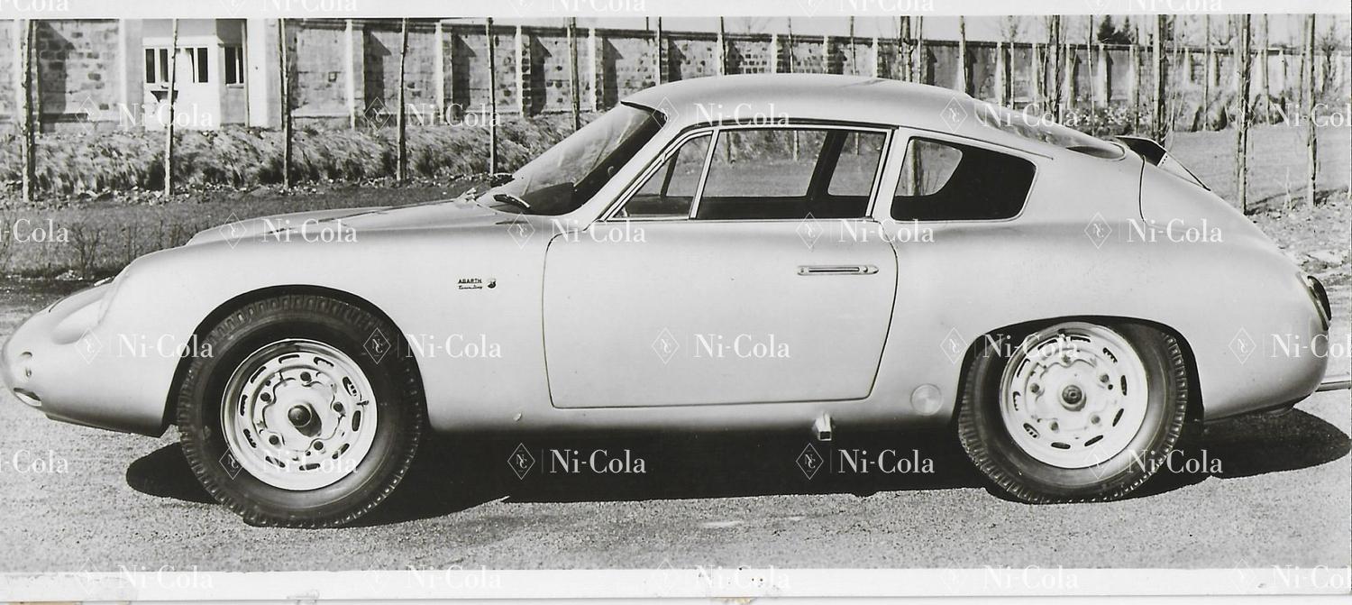 Porsche Original B/W Factory Press Photo 356 Carrera GTL 1960 (Abarth ...