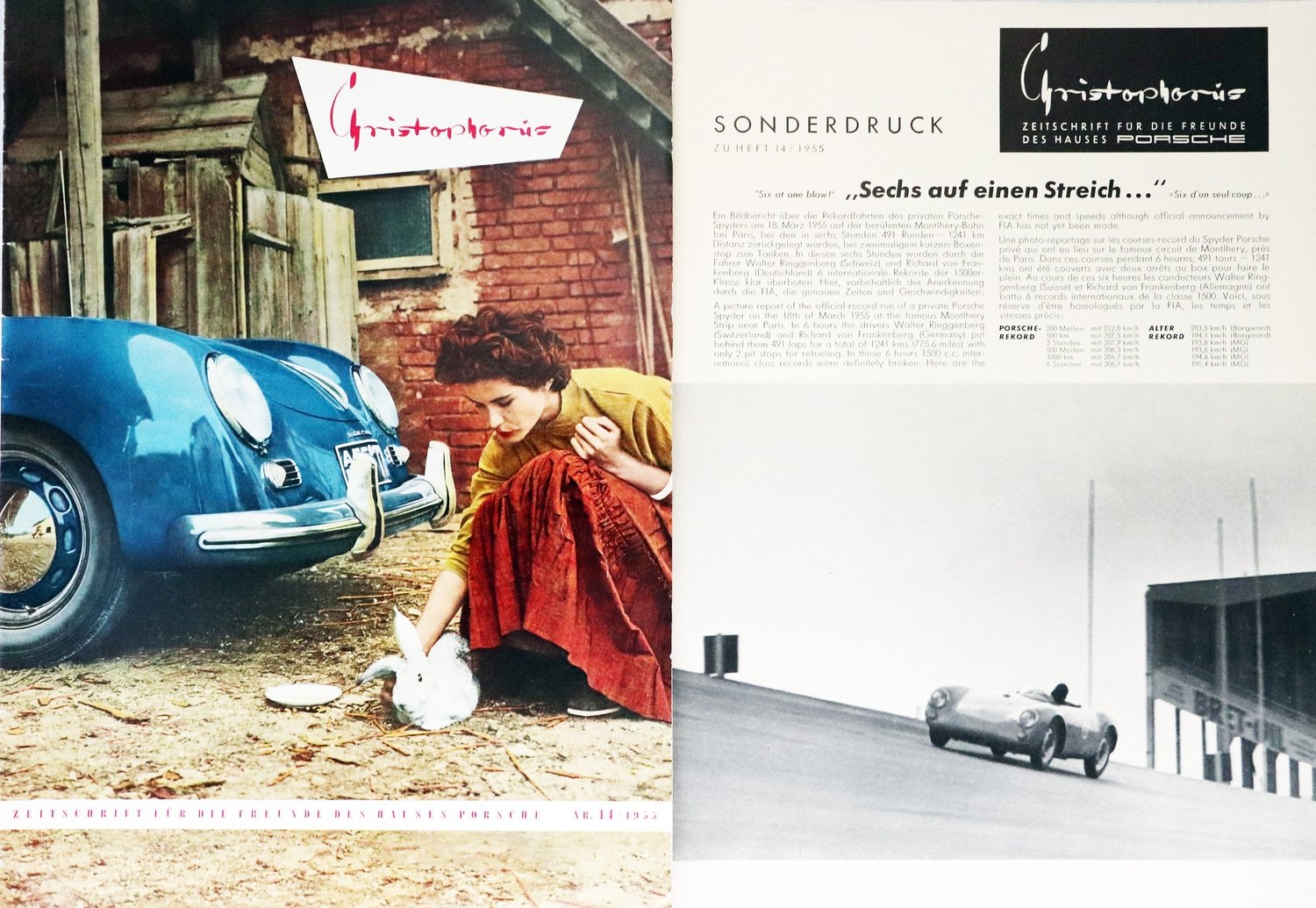 Porsche Magazine Christophorus year 1955