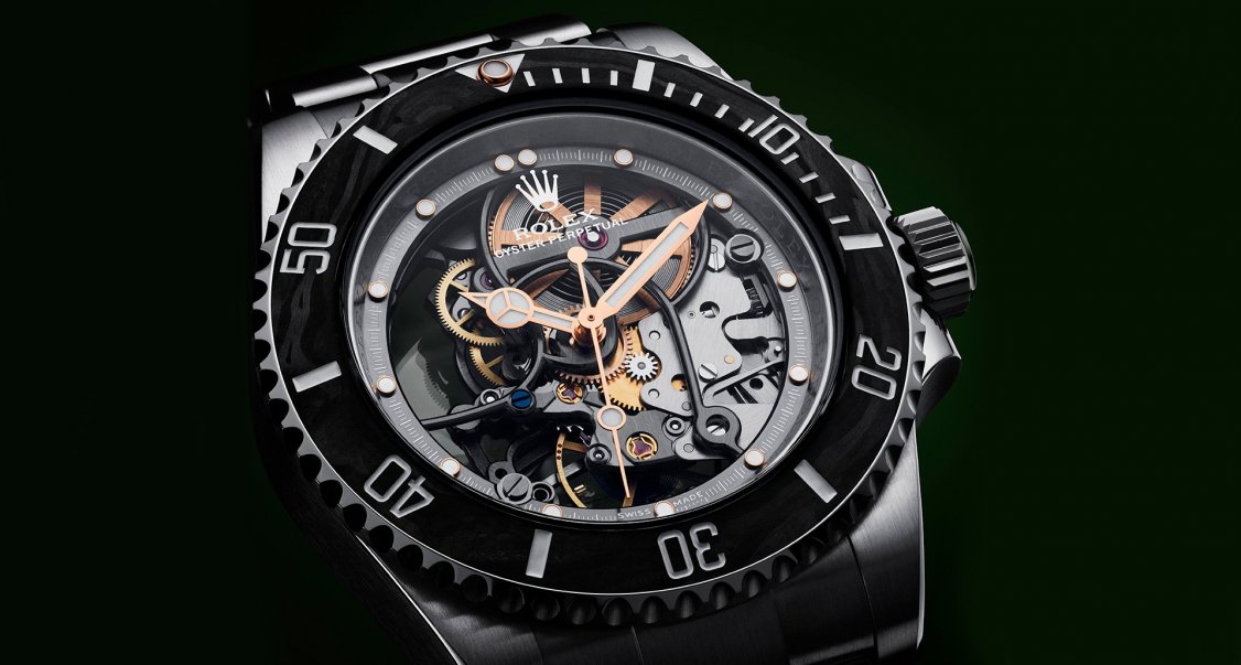 Artisans de Gen ve has skeletonised a Submariner for Andrea Pirlo