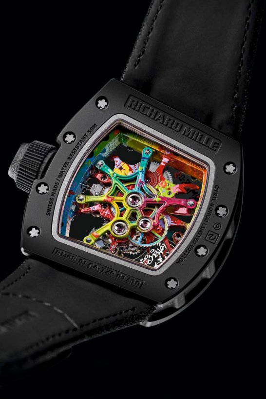 Graffiti trifft Horlogerie mit dem Richard Mille Kongo Tourbillon