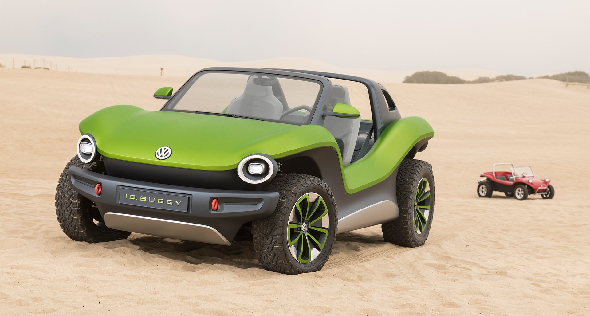 Under The Californian Sunshine In Volkswagen’s New Electric Buggy 