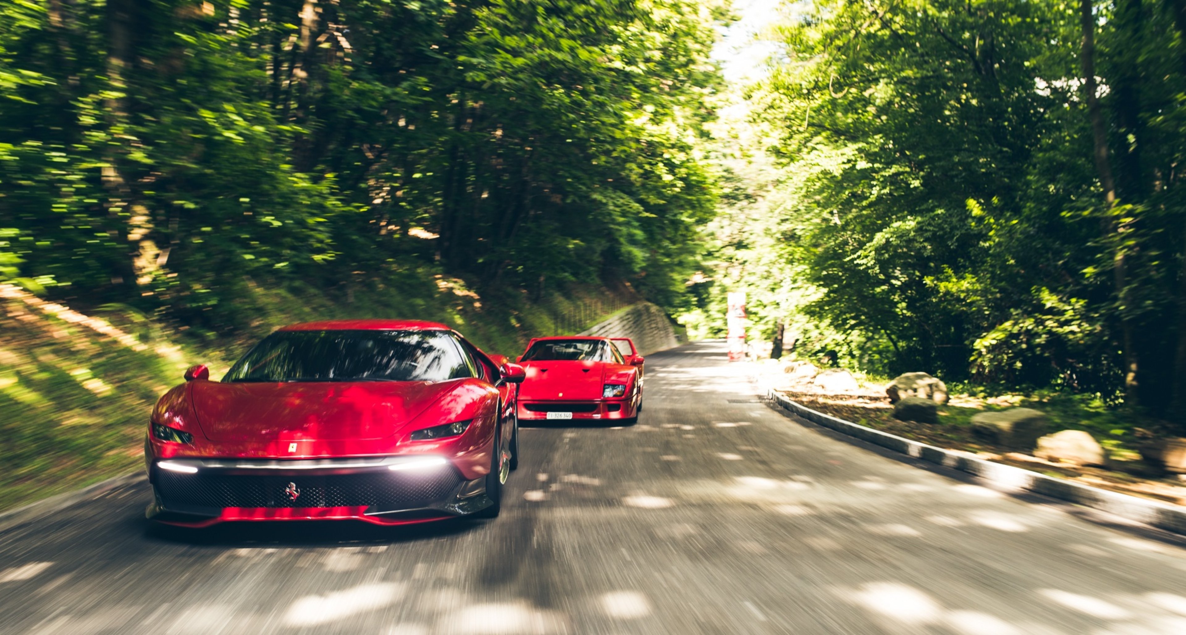 Ferrari Sp38 Deborah Trifft Ferrari F40 Rendezvous In Lugano Classic Driver Magazine