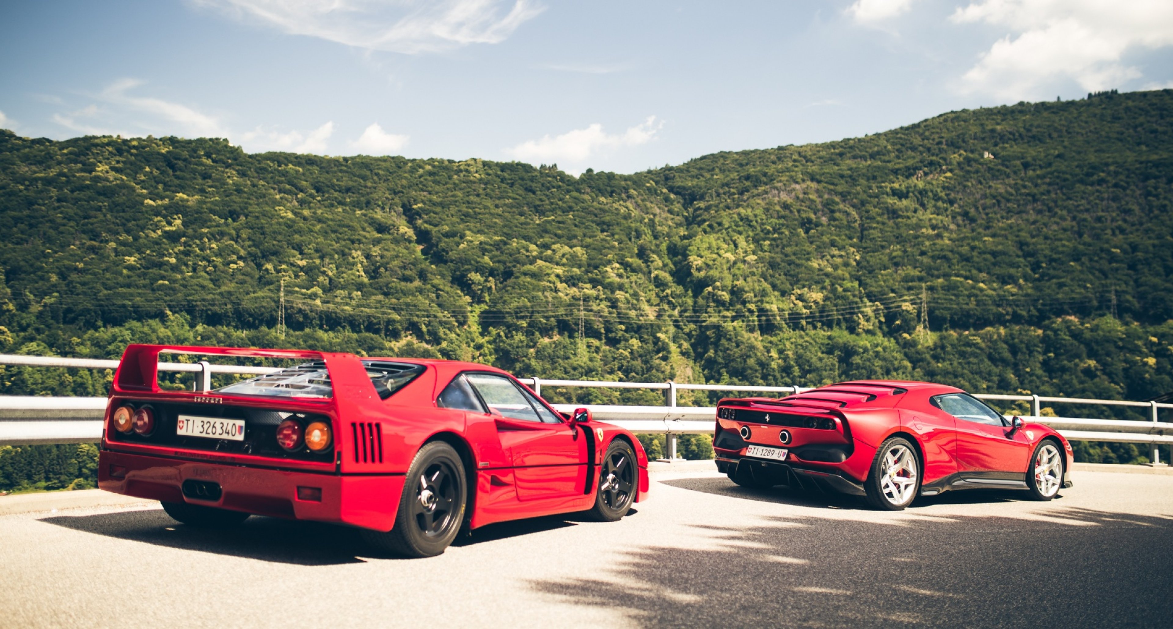 A Rosso Rendezvous With The Ferrari Sp38 Deborah And F40 In