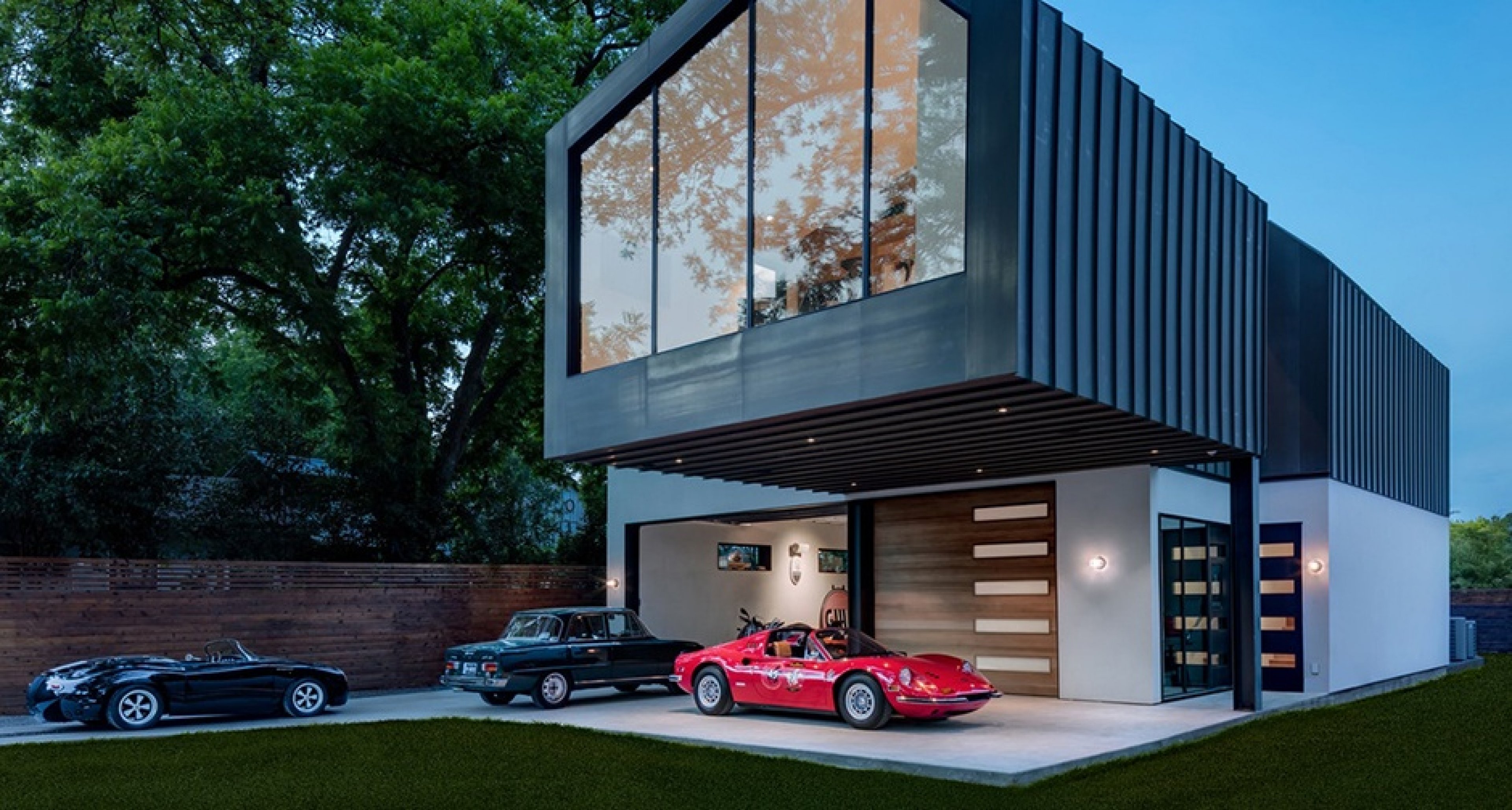 This dream house was designed around a sensational car ...