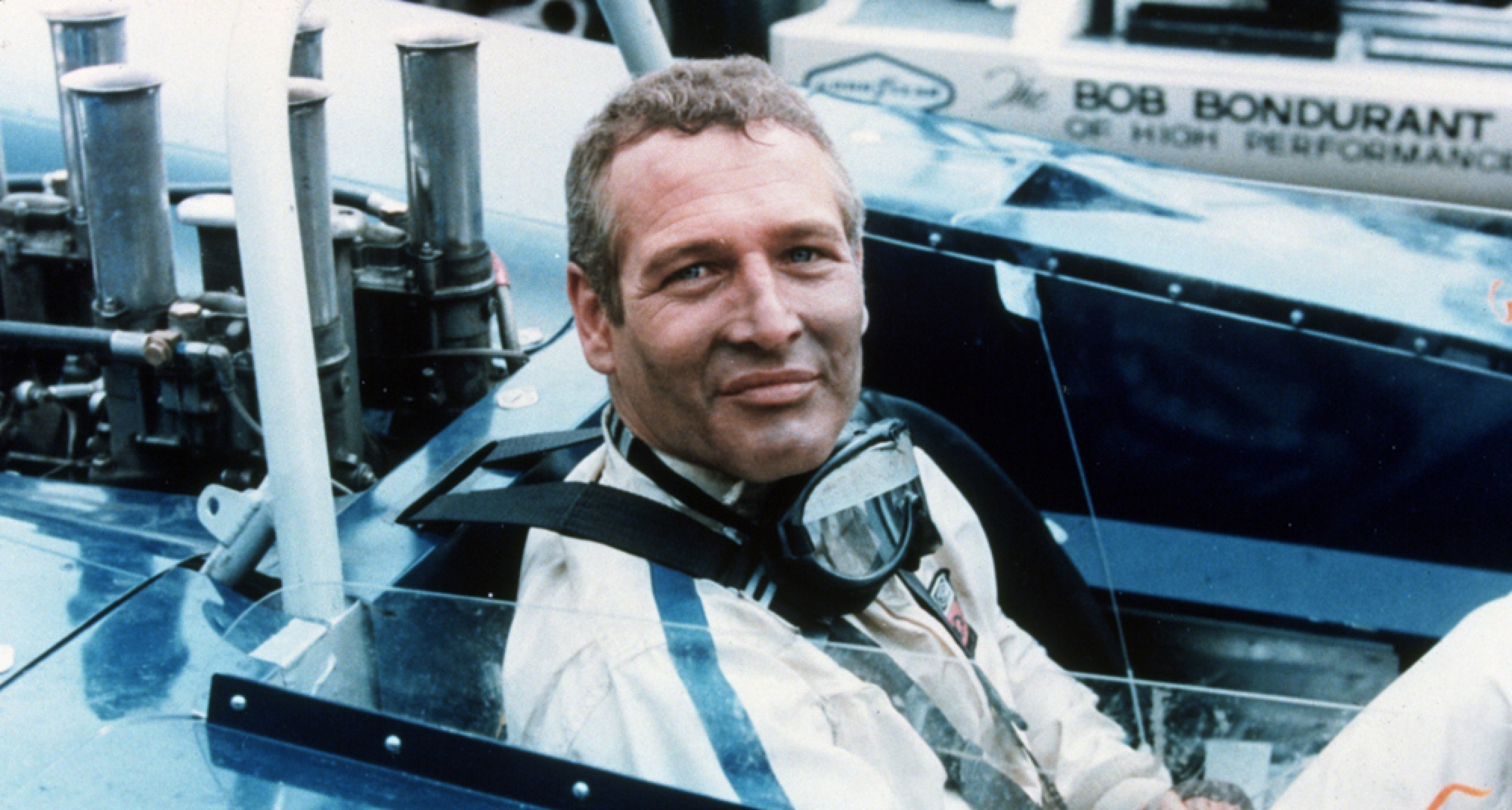 Paul Newman driving his Nissan 300ZX race car