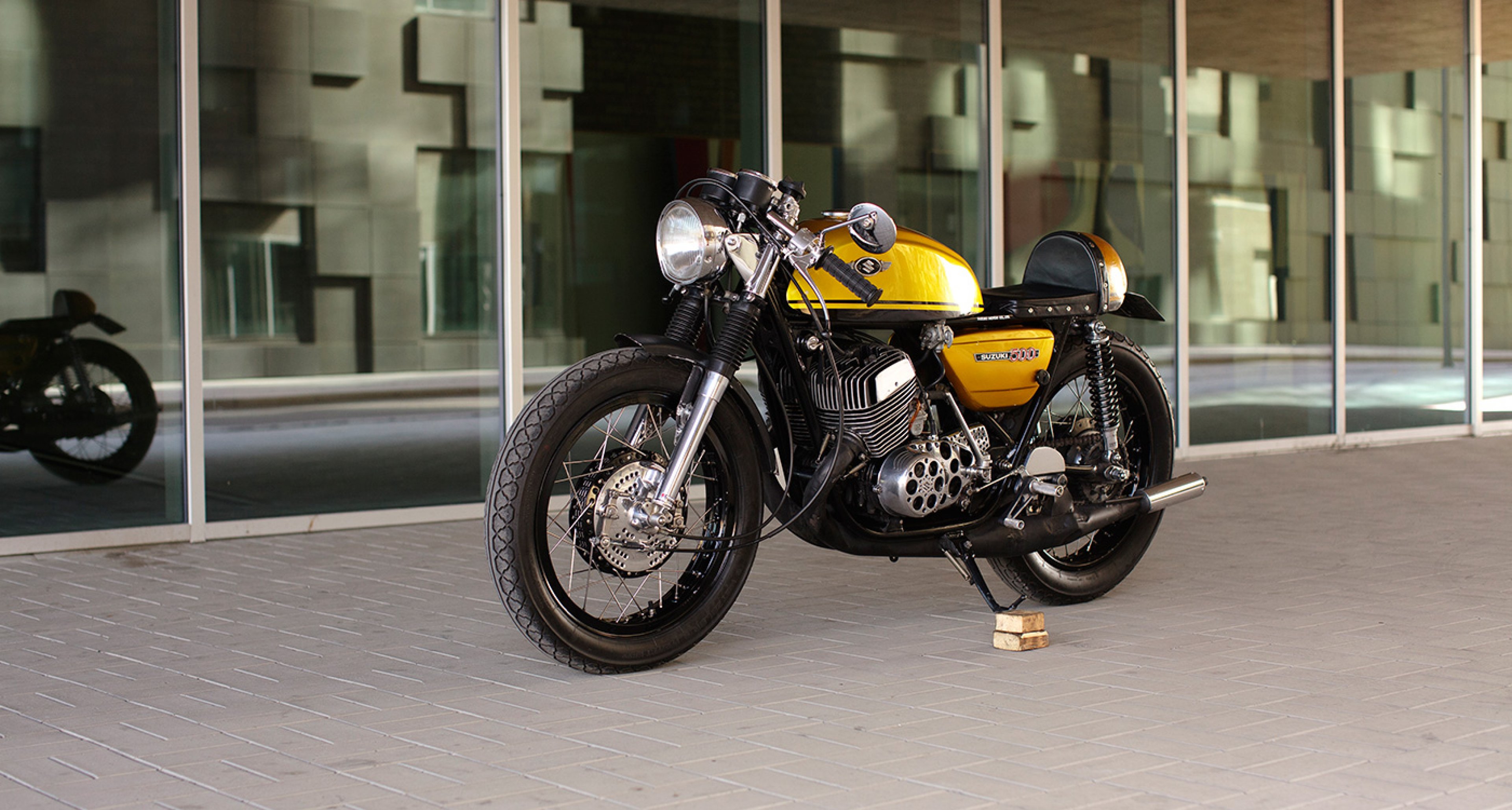 Golden Goliath Suzuki T500 Ii Titan Cafe Racer Classic Driver Magazine