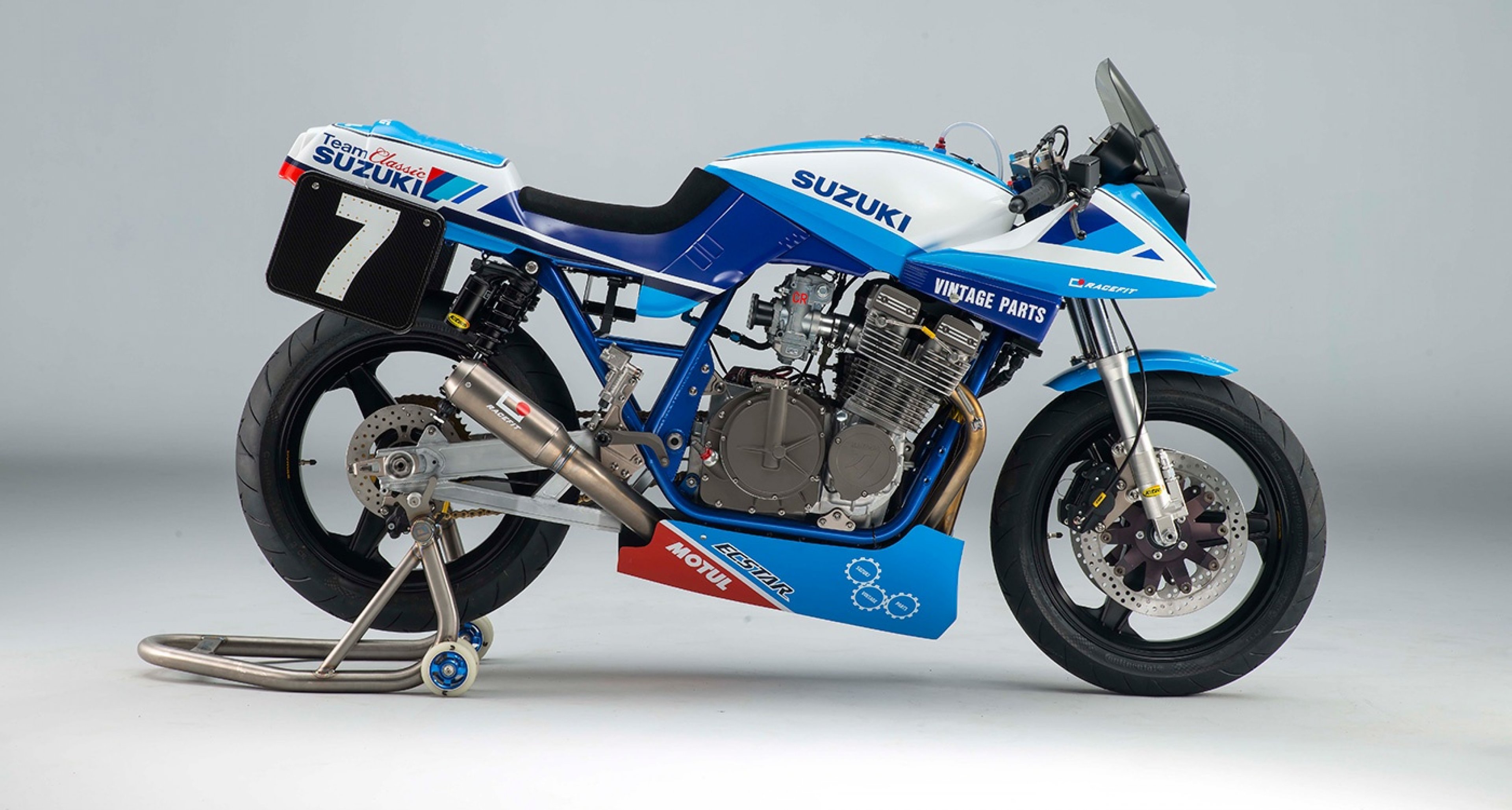 Diese Suzuki  GSX1000SD Katana  ist ein traumhaftes Retro  