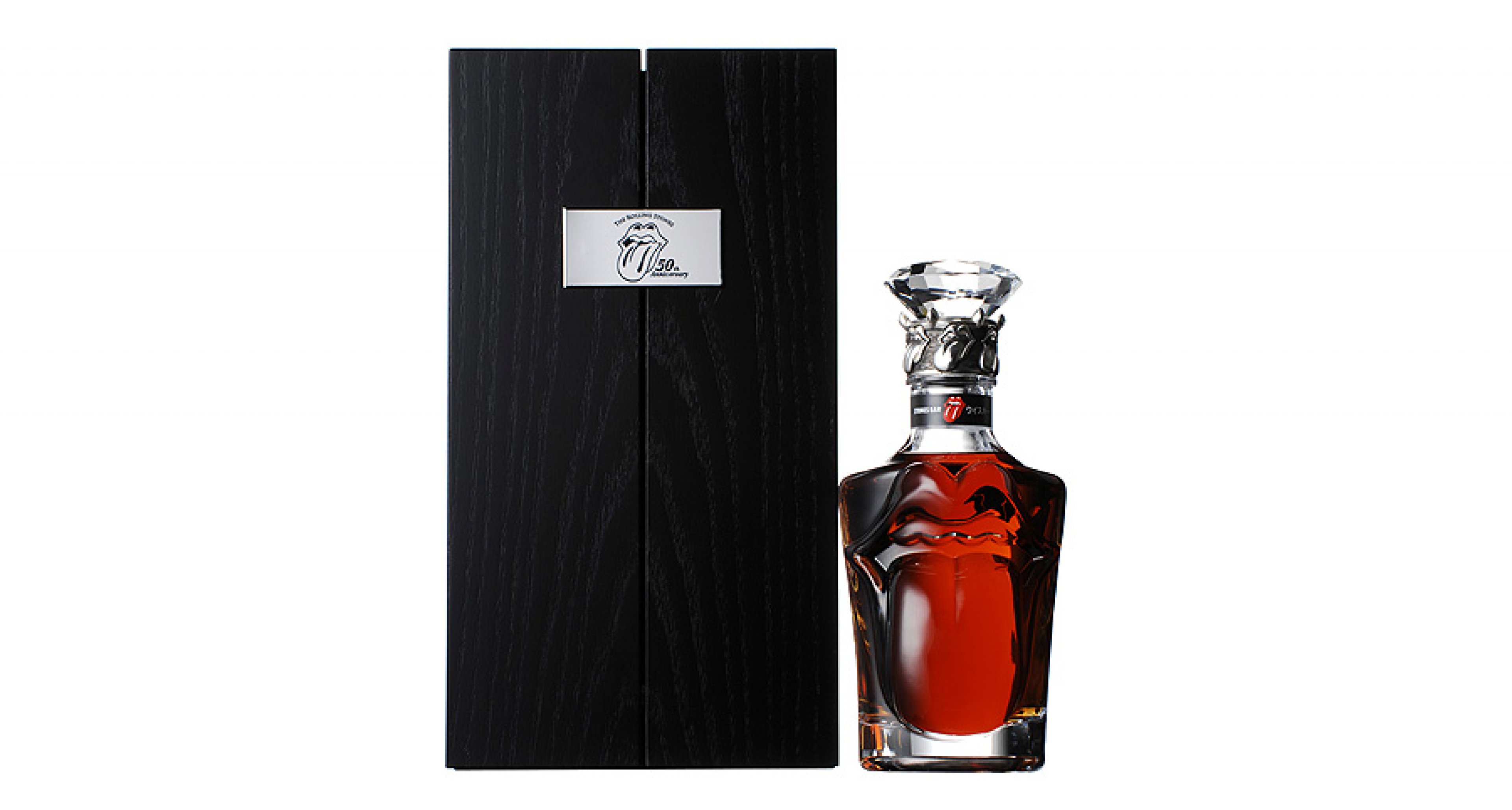 rolling stones whiskey decanter