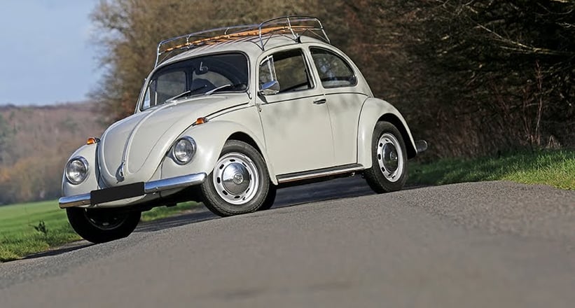 classic vw beetle bike rack