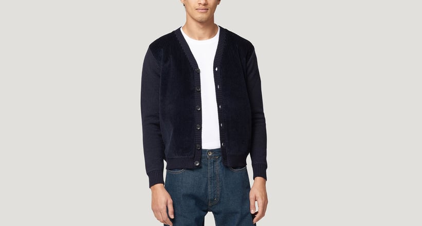 cord cardigan