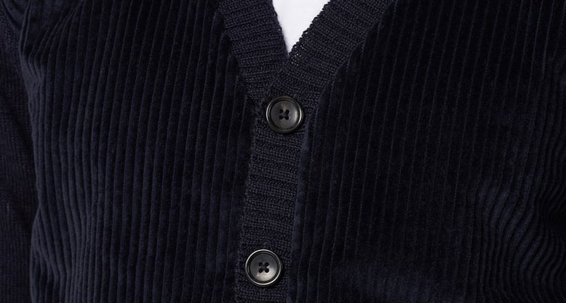 cord cardigan