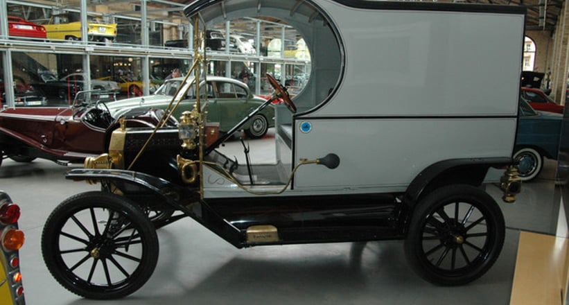 1912 Model t ford delivery car restoration #7