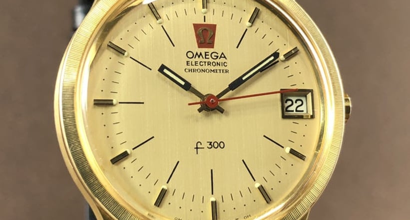 omega electronic f300 chronometer