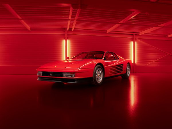 ferrari testarossa rouge