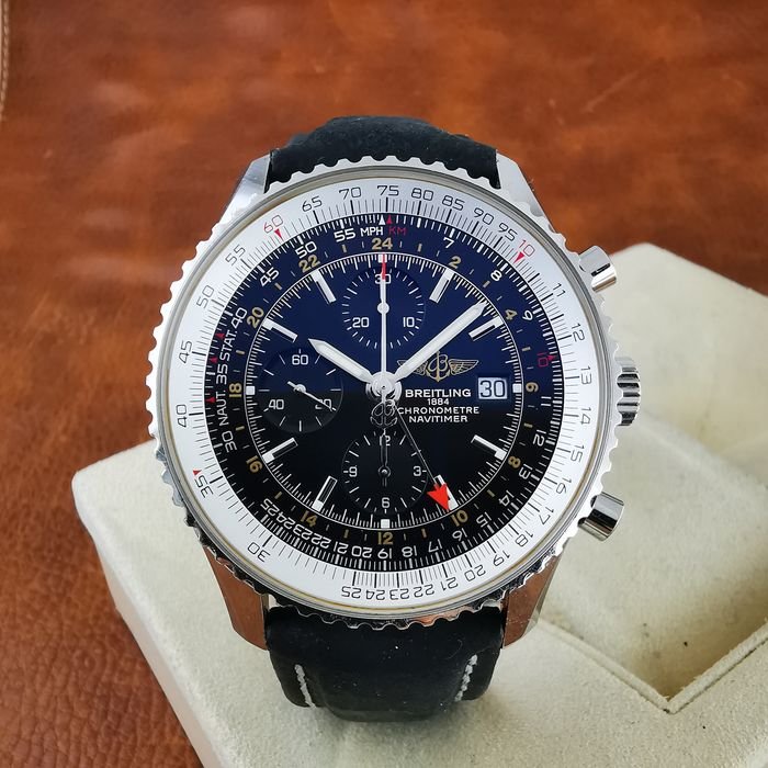 Breitling - Navitimer World GMT Chronograph Chronometer Certified - Ref ...