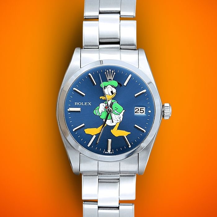 Rolex donald duck discount watch