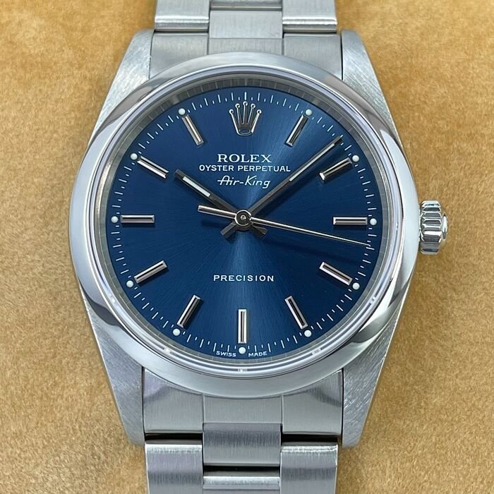 Rolex - Air-King Blue Dial - 14000 - Unisex - 1999 | Classic Driver Market