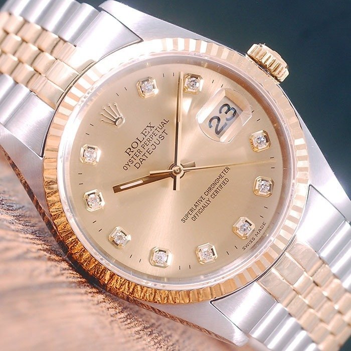 Rolex - Oyster Perpetual Datejust - Ref. 16233g - Men - 1990-1999 