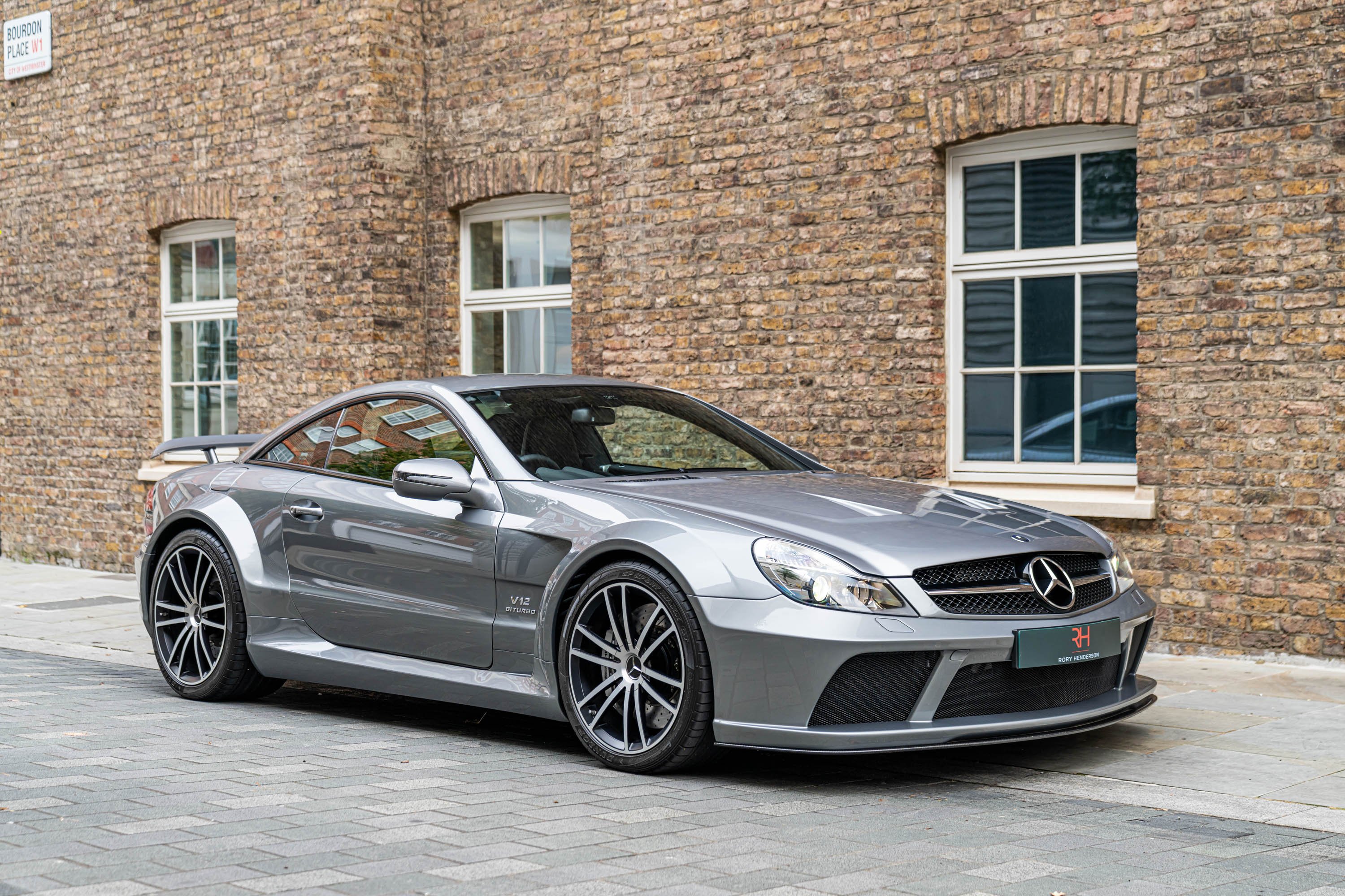 White sl65 AMG