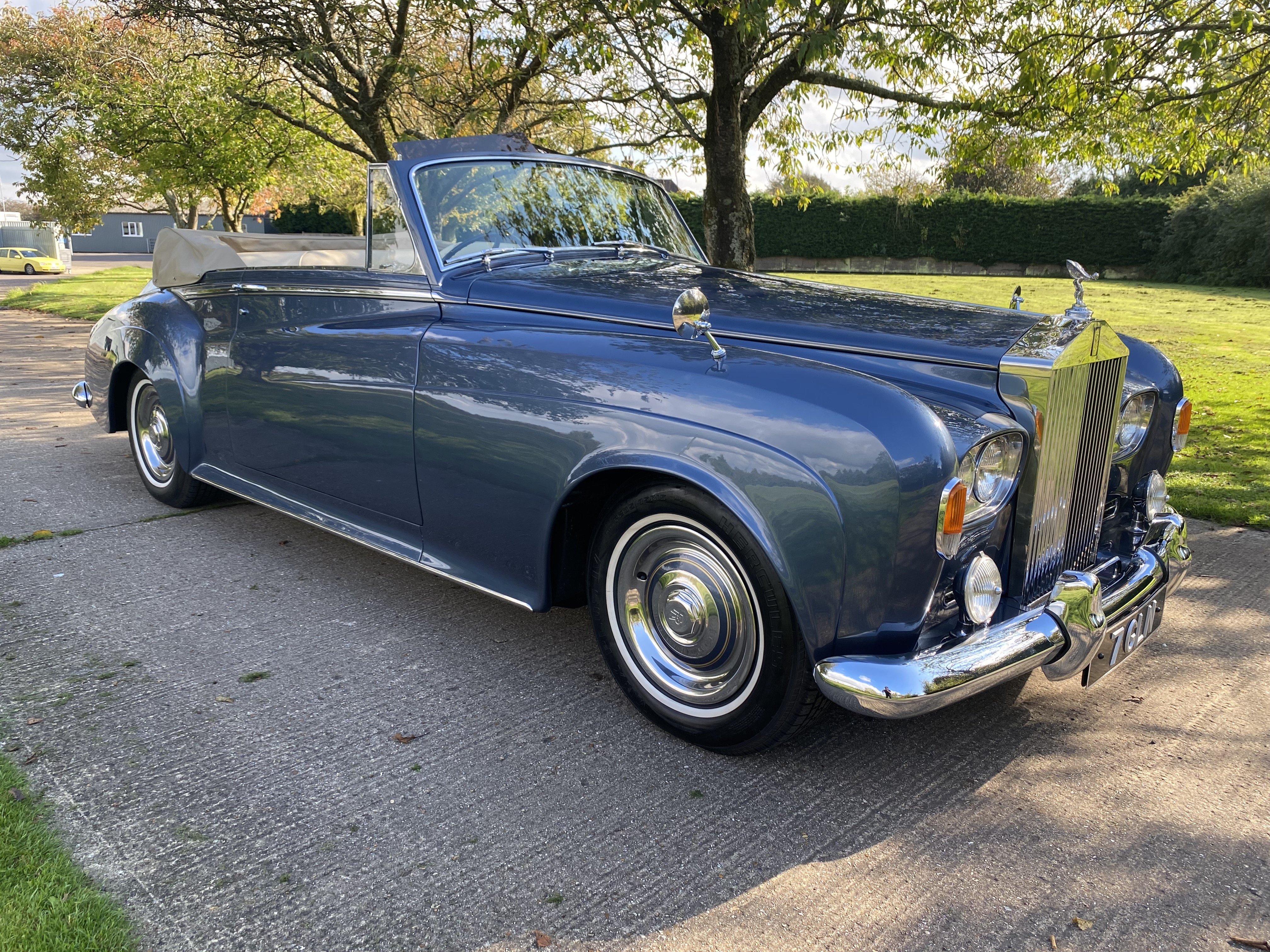 Vintage Rolls Royce convertible at Salon Prive at Blenheim Palace  Oxfordshire UK Stock Photo  Alamy