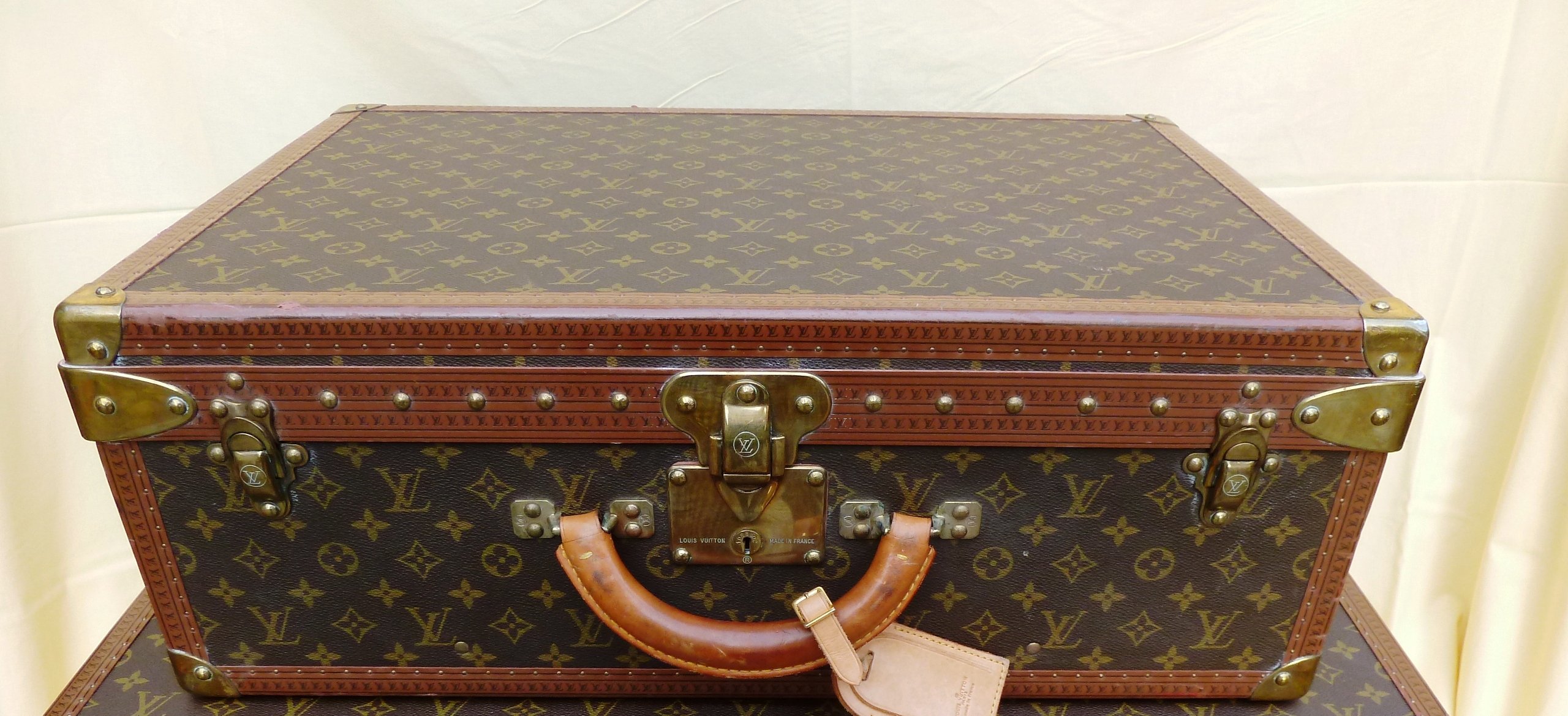 LOUIS VUITTON Alzer Size 60 Brown Leather– GALLERY RARE Global Online Store