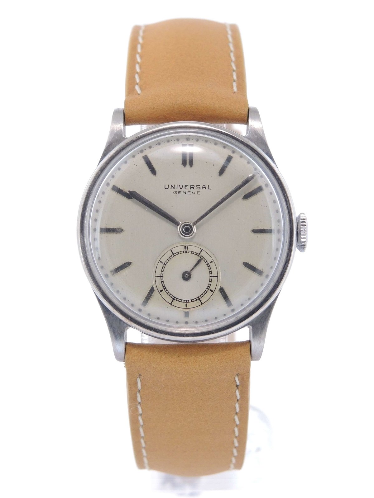 Universal Geneve Steel case on leather band Classic Driver Market