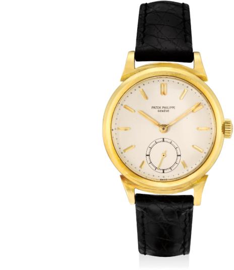 Patek Philippe A rare yellow gold wristwatch with scroll lugs | Classic ...