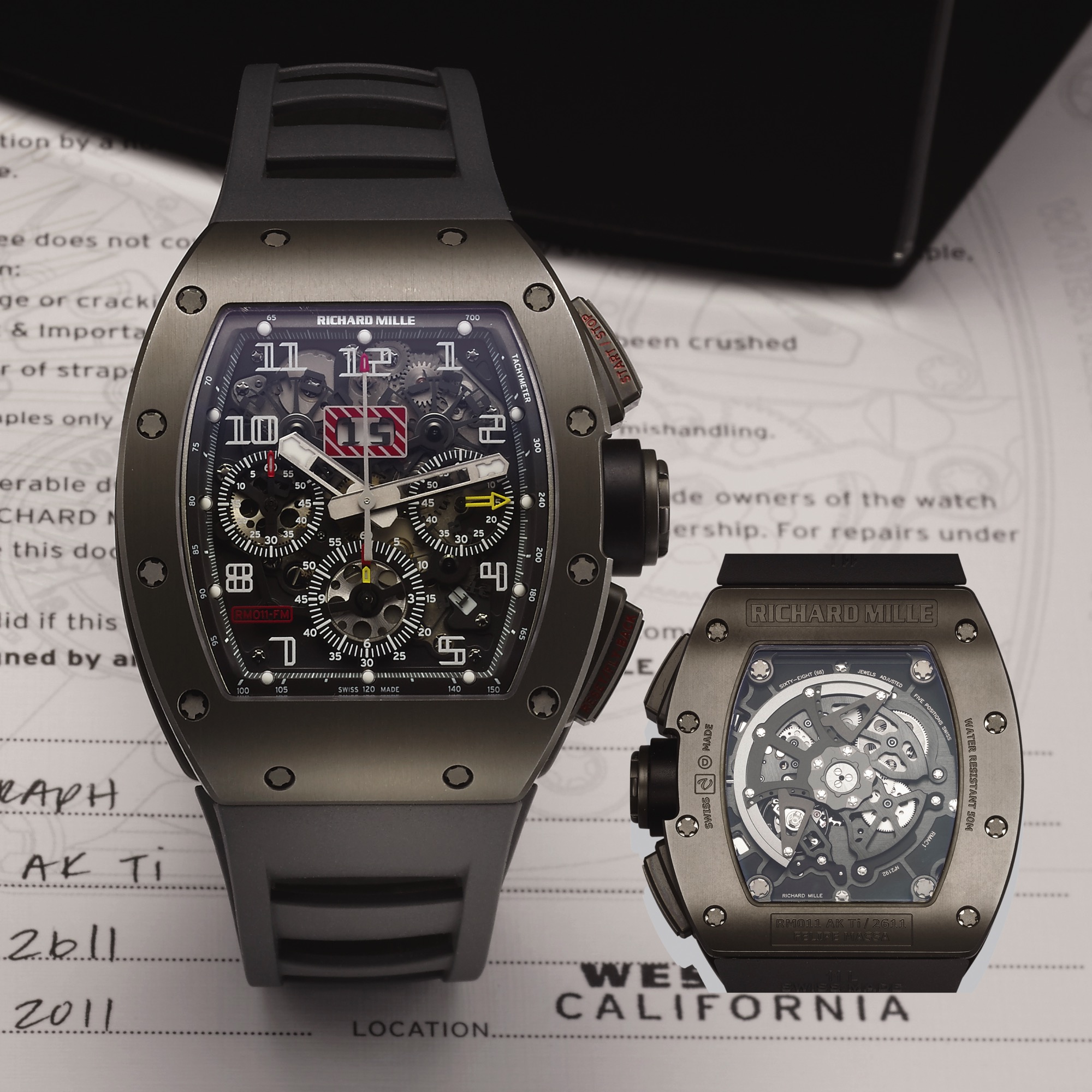 Richard Mille Ref. RM011 AK TI Classic Driver Market