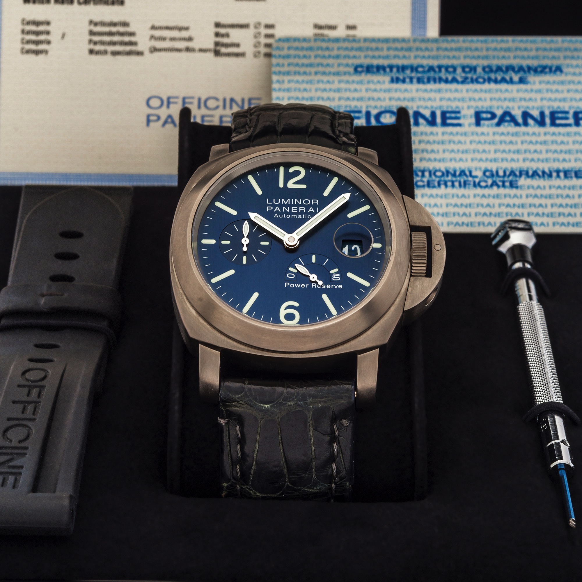 Panerai Ref. PAM 93 OP 6557 Classic Driver Market