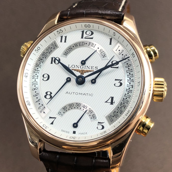 Longines Master Collection Retrograde GMT Day Date Ref.L2.717.8